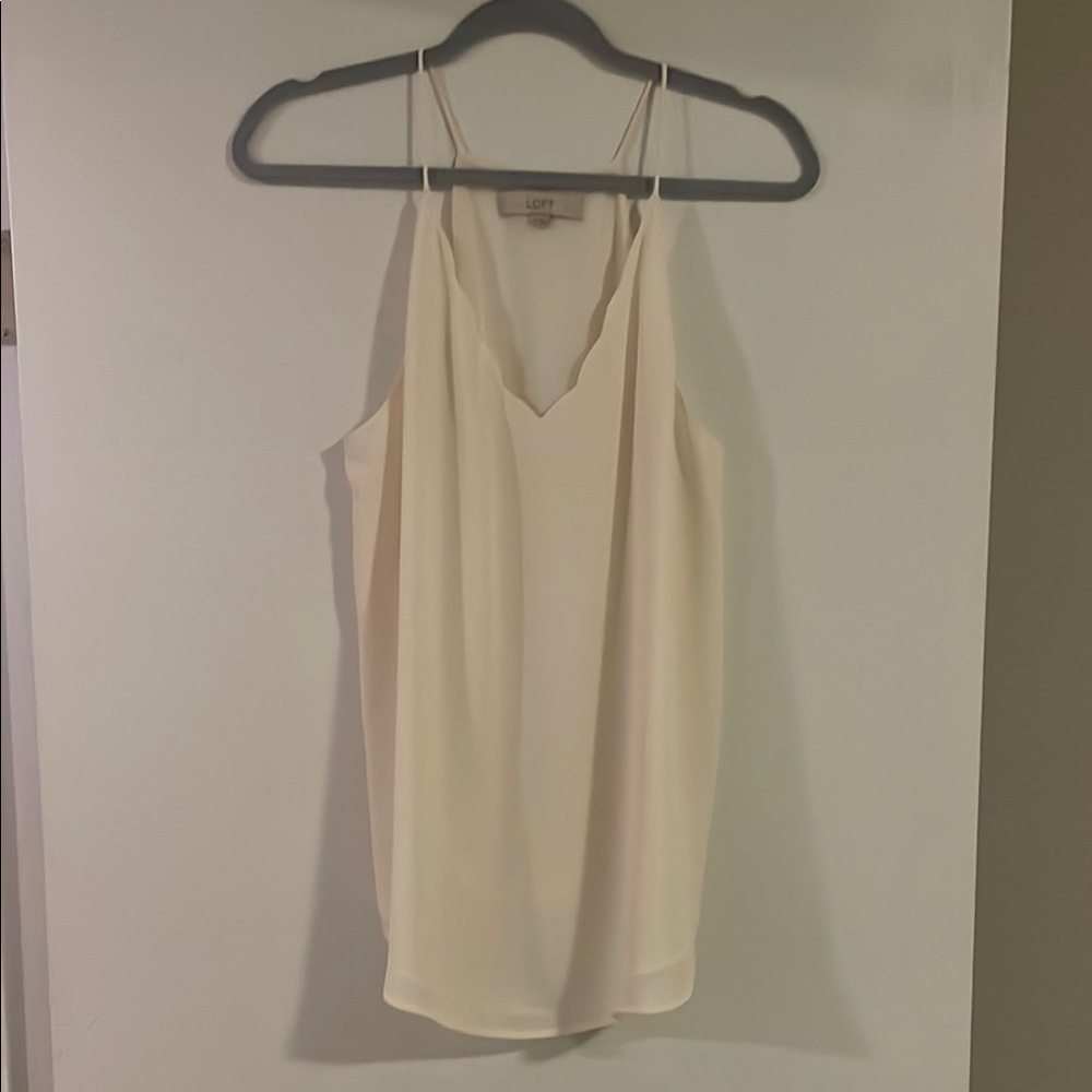 LOFT Cream Camisole Top